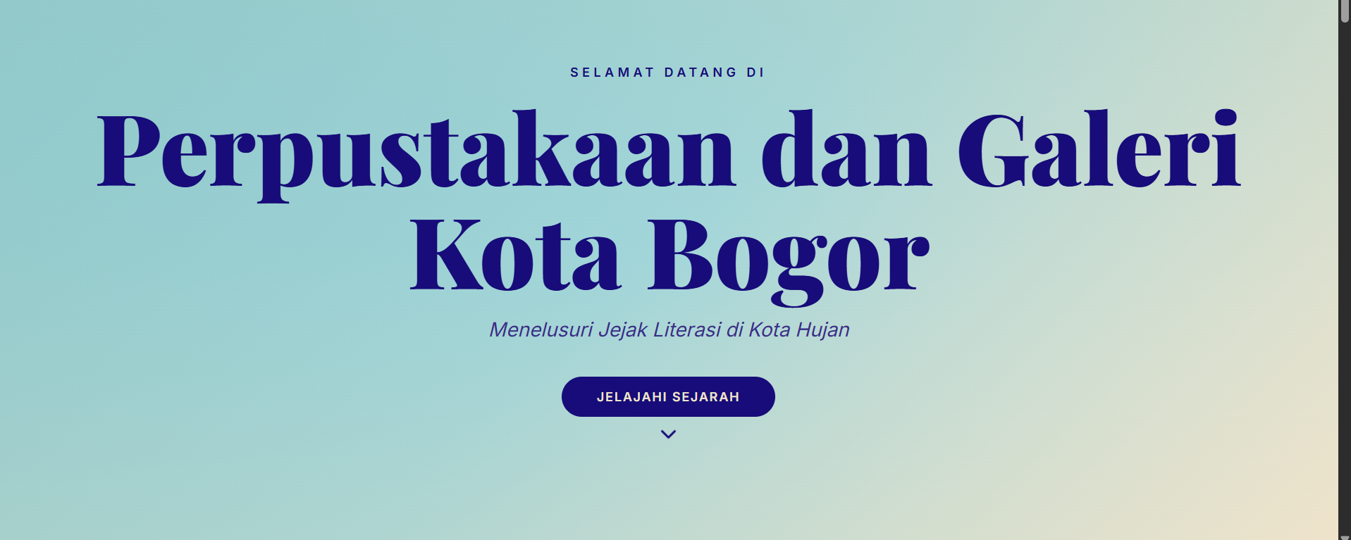 Website Perpustakaan Kota Bogor